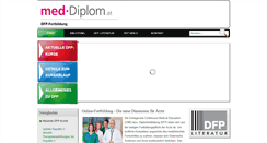 Desktop Screenshot of med-diplom.at